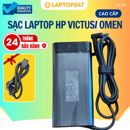 Sạc Laptop HP Gaming, Sạc HP ZBook Victus Omen 200W/ 150W/ 230W, Sạc HP Công Suất Cao New Zin 100%