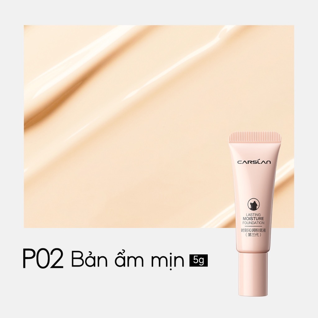 CARSLAN Kem nền Carslan dạng lỏng mini size, kiềm dầu chống nước | NHÍM HOUSE