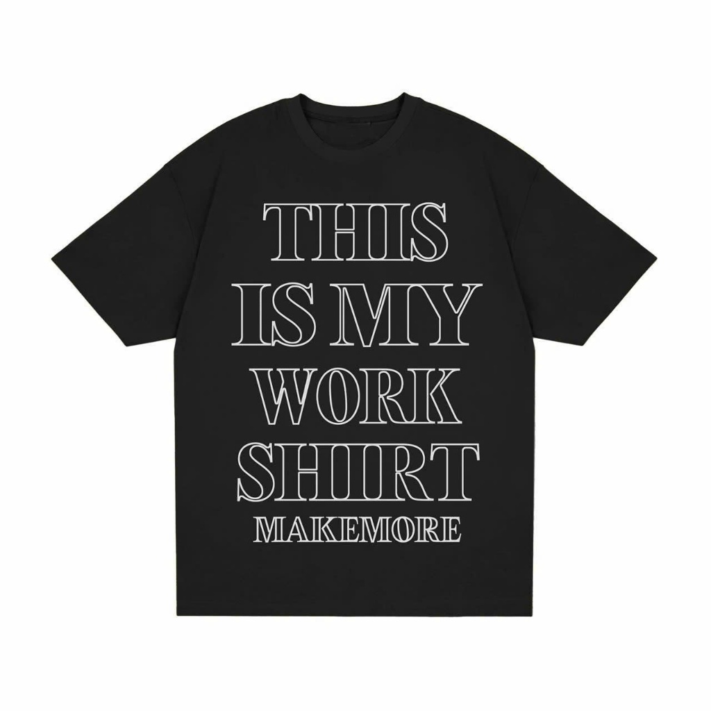 Áo thun Stee Cổ tròn THIS IS MY WORK Localbrand ICVCVNI Unisex Cotton