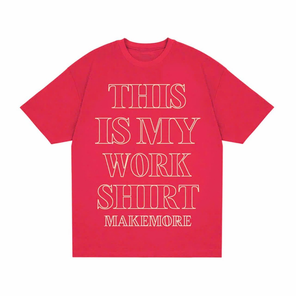 Áo thun Stee Cổ tròn THIS IS MY WORK Localbrand ICVCVNI Unisex Cotton