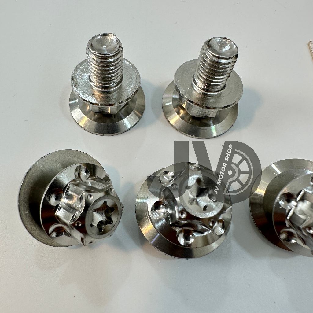 Ốc chân kính Salaya kèm long đền - Chân 10li ren thuận/ ngược - INOX 304 CNC nguyên khối, dễ lắp đặt