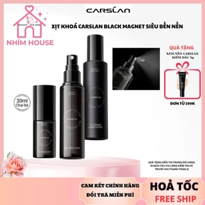 CARSLAN Xịt khoá nền trang điểm SETTING SPRAY kiềm dầu cáp ẩm 16h| NHÍM HOUSE