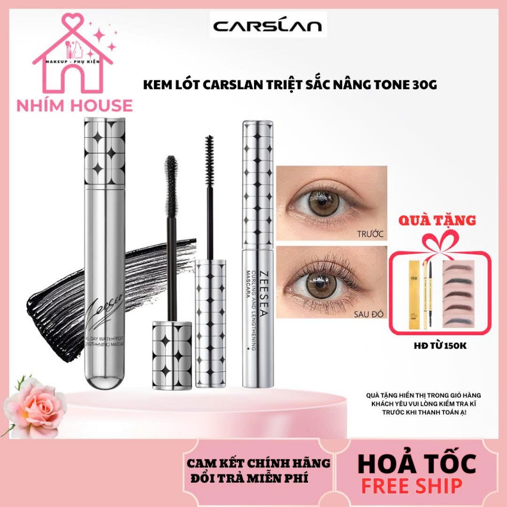 ZEESEA Mascara kháng nước lâu trôi 36h chống nhòe chuốt mi cong vút 6g | NHÍM HOUSE