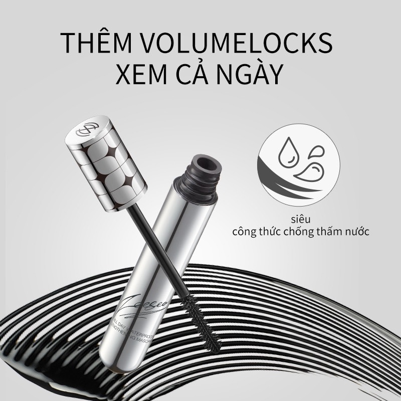 ZEESEA Mascara kháng nước lâu trôi 36h chống nhòe chuốt mi cong vút 6g | NHÍM HOUSE