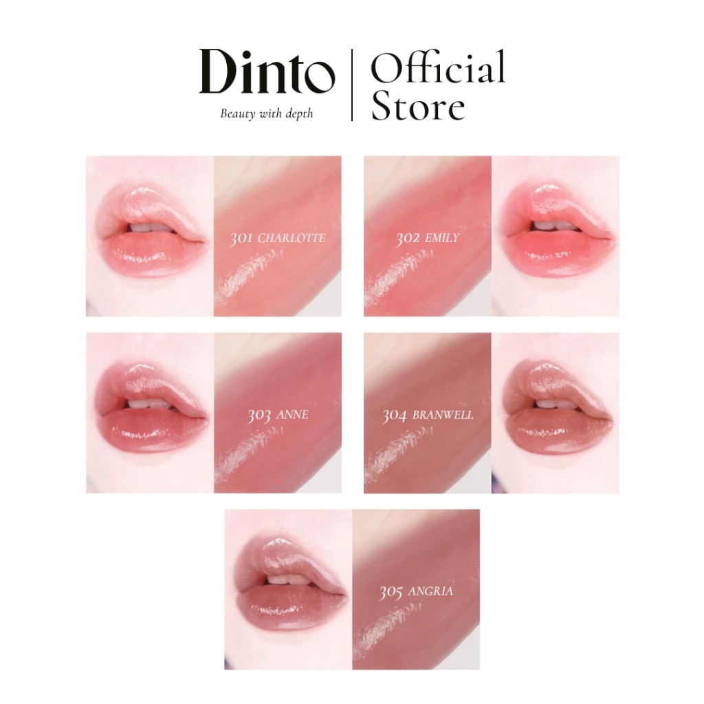 Son Dưỡng Ẩm Môi Có Màu Thuần Chay Dinto Bronte Melting-Glow Lip Balm