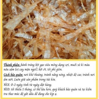 (Gói 100g) Bánh tráng SỢI MUỐI TỎI XIKE SIÊU CAY (bánh sợi mỏng thấm vị) - Chính gốc Tây Ninh