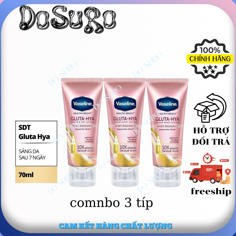 Serum Dưỡng Thể và Chống Năng Vaseline 70ml