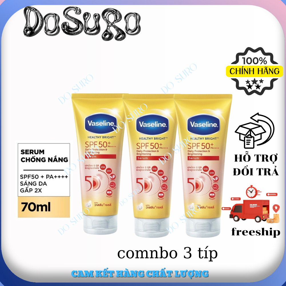 Serum Dưỡng Thể và Chống Năng Vaseline 70ml