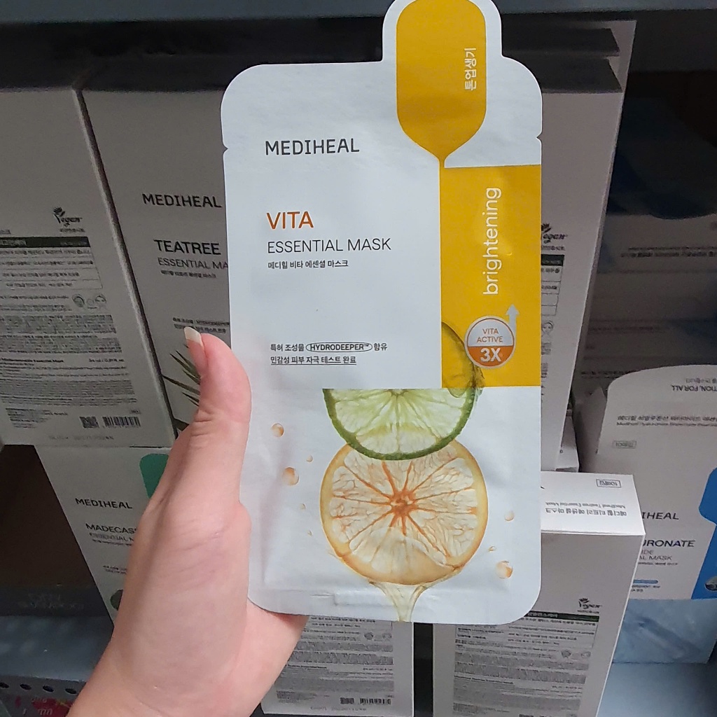 Mặt nạ Mediheal Double Calming/Hyalu Moist/Pepta Lifting/Collagen Mucin/Vita Toning Mask Dưỡng Ẩm, Làm Dịu Da 20ml