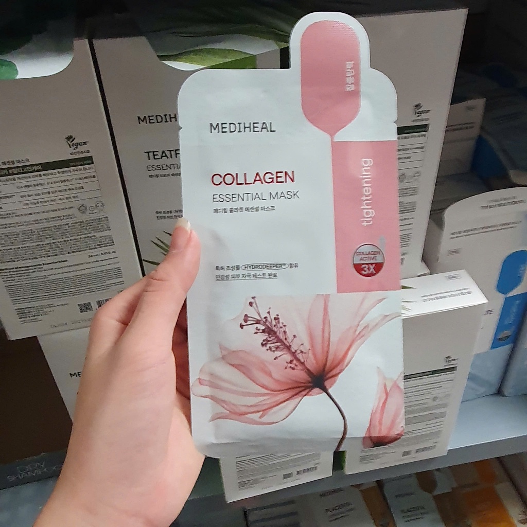 Mặt nạ Mediheal Double Calming/Hyalu Moist/Pepta Lifting/Collagen Mucin/Vita Toning Mask Dưỡng Ẩm, Làm Dịu Da 20ml