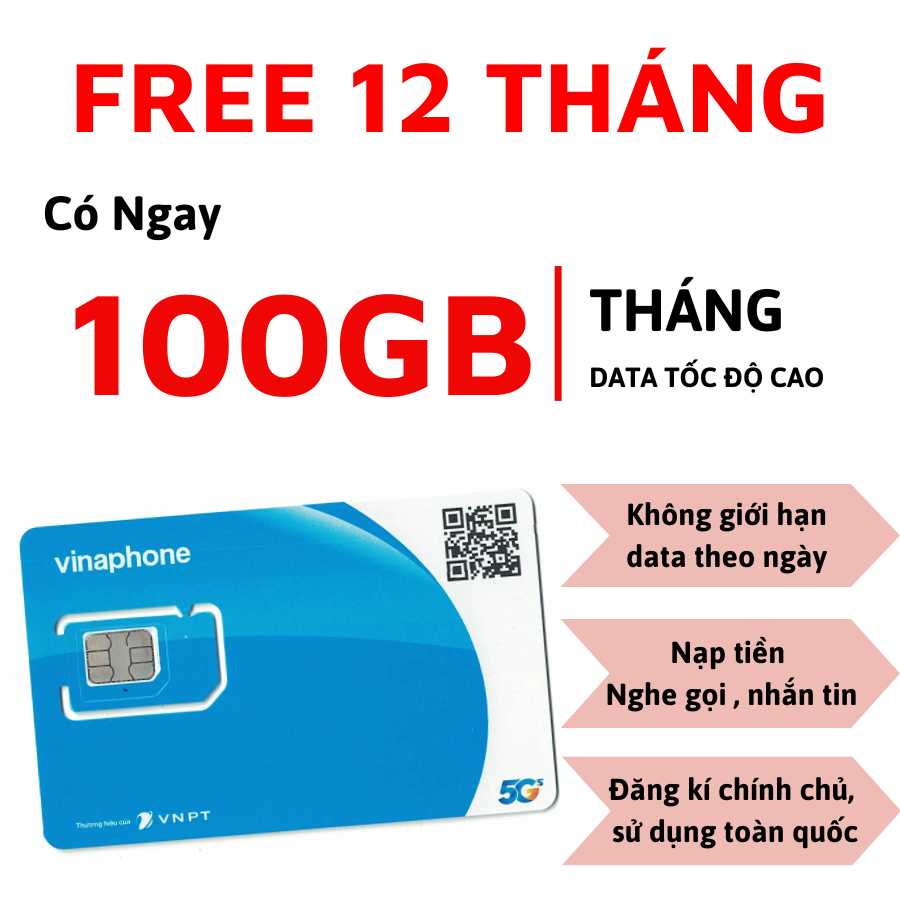 SIM 4G VINAPHONE TỐC ĐỘ CAO VD149 U1500 TD49 FHAPPY D500 - SIM 1 NĂM ...