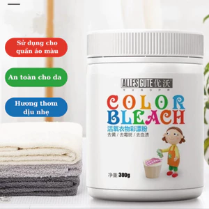 Tẩy Mốc Quần Áo Màu Tẩy Trắng Quần Áo Cho Bé An Toàn Cho Da Tay Bột Tẩy Đa Năng Đánh Bay Vết Ố Vàng Hương Thơm Dịu Nhẹ