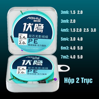 Hộp 2 Bộ Trục Câu Đài Aohu Chuyên Chép Dây Trục Câu Cá Chất Lượng Phụ Kiện Câu Đài Cao Cấp