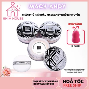MACK ANDY Phấn phủ kiềm dầu Mack andy bột siêu mịn chống nước 24g | NHÍM HOUSE