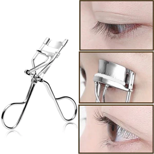 Dụng cụ uốn mi bằng thép không gỉ Bền bỉ Mạnh mẽ Lông mi giả Curler Kẹp Dải silicon Người mới bắt đầu Trang điểm Mỹ phẩm