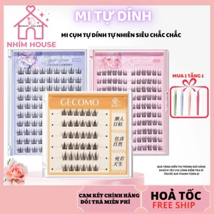 GECOMO Lông mi tự dính có keo sẵn mi lông mềm không cộm nhiều kiểu dáng| NHÍM HOUSE