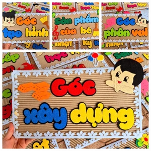 TÊN Góc Bìa - 40x22cm - Trang trí lớp mầm non