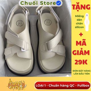 Dép quai hậu nữ da PU tổng hợp dệt vải đế cao su nhẹ nhàng nữ tính dễ đi ôm chân vừa vặn