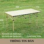 Bộ bàn du lịch xếp gọn siêu nhẹ, bộ 1 bàn 6 ghế gấp gọn phù hợp  dã ngoại câu cá cho cả gia đình — ảnh 2
