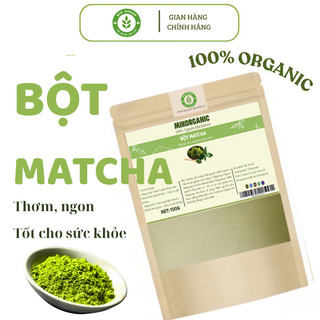 (Gói 300g mới tiết kiệm 10%) Bột Matcha MIK ORGANIC nguyên chất làm đồ uống, matcha latte, phù hợp cửa hàng
