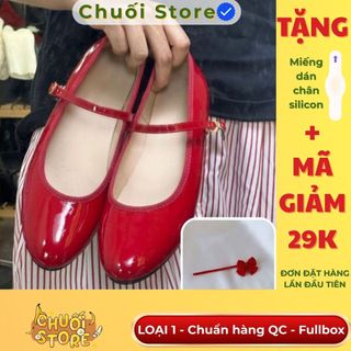 Giày bệt nữ da PU tổng hợp dệt vải đế cao su phong cách hàn quốc đơn giản dễ mang