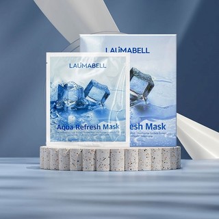Hộp 4 Miếng Mặt Nạ Thạch Ngậm Nước, Dưỡng Ẩm Collagen LAUMABELL Hàn Quốc