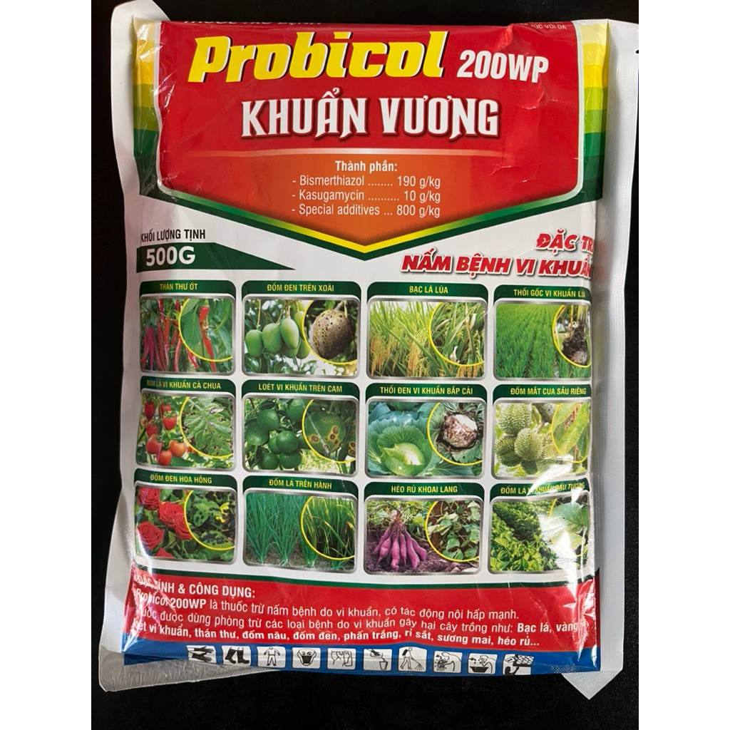 khuẩn vương Probicol- hỗ trợ cây trồng khỏi bệnh bạc lá, đốm lá
