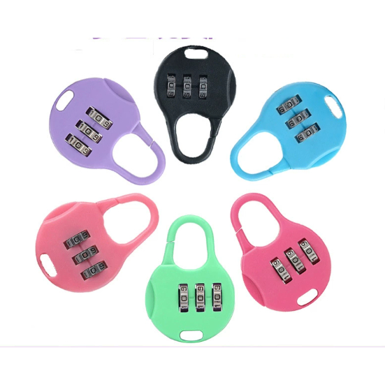 Ổ khóa số mini, khóa vali balo du lịch chống trộm