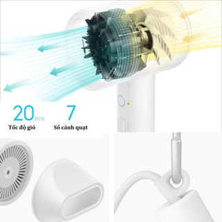 Máy Sấy Tóc H300  - Máy Sấy Tóc Cầm Tay Tạo Ion Âm Dưỡng Tóc, Thiết Kế Nhỏ Gọn Dễ Mang Theo