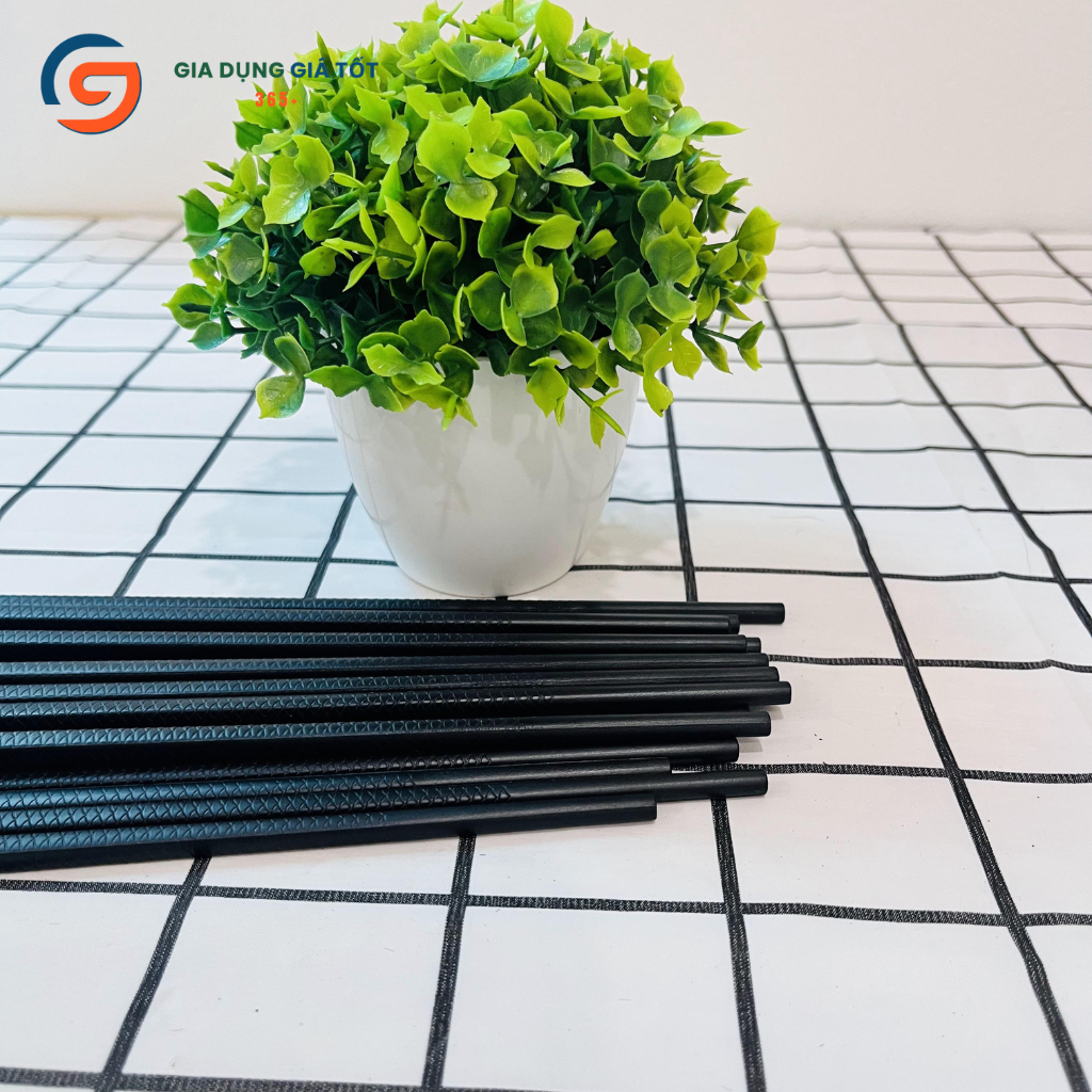 Vỉ 10 đôi đũa phíp Nhật kháng khuẩn - đũa ăn chống trơn trượt, bền đẹp, dễ vệ sinh