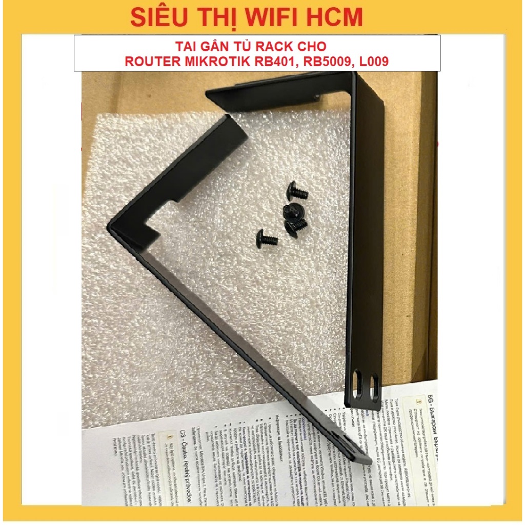 Cặp tai rack gắn tủ cho router Mikrotik L009 RB4011 RB5009 | Shopee ...