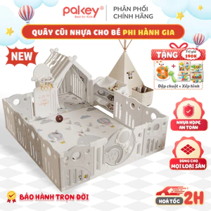 Quây Cũi Nhựa Cho Bé Phi Hành Gia, Cũi Quây Cho Bé Mẫu Mới Đế Kép Siêu Chắc Chắn Dùng Cho Mọi Loại Sàn
