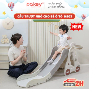 Cầu Trượt Ô Tô Cho Bé Từ 1-10 Tuổi, Cầu Trượt Cho Bé TẶNG KÈM Khung Bóng Rổ Và Vòng Ném Mẫu Mới 2026