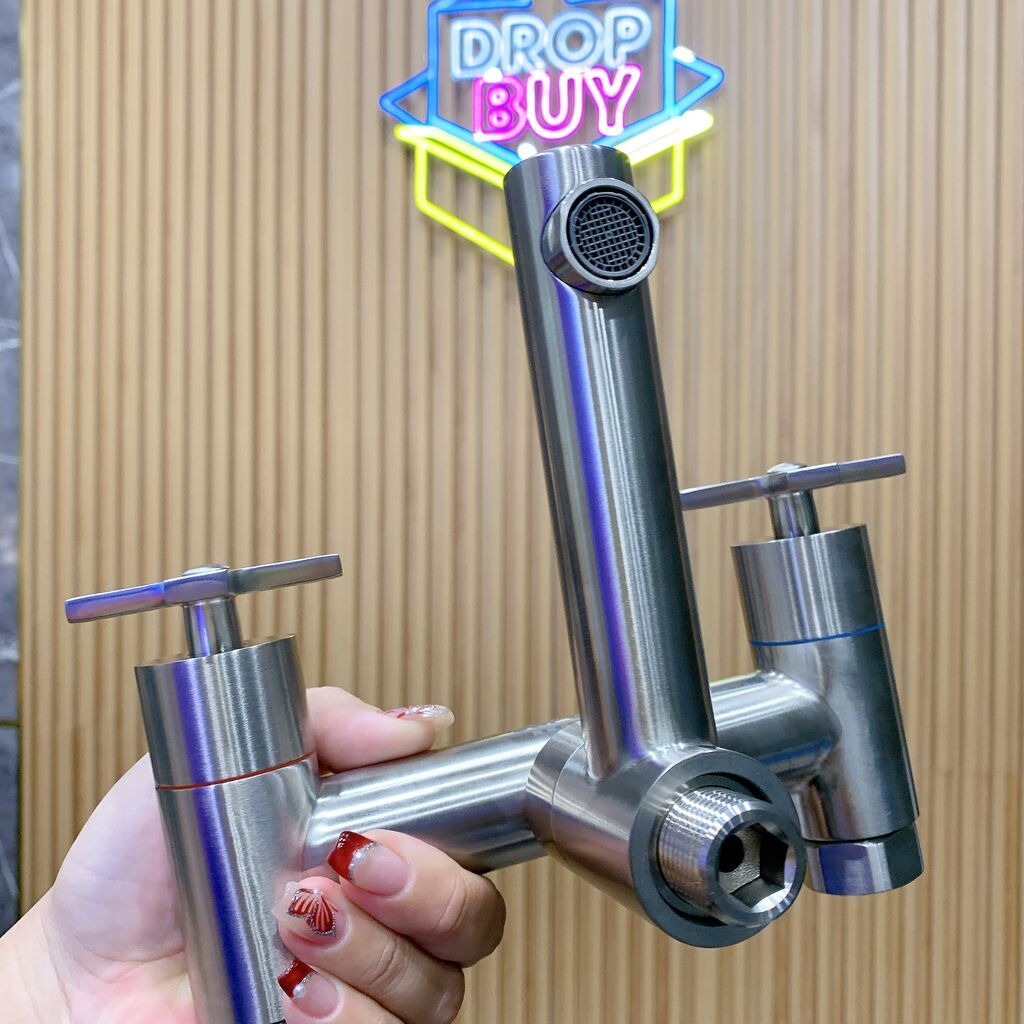[ Cam Kết Chính Hãng ] Bộ sen tắm SUPOR 212302-02-LS, có vòi rửa chân, bát sen to, inox 304 xịn