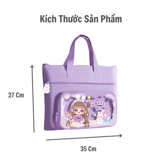 Túi Học Thêm Dáng Ngang Cho Học Sinh Tiểu Học Đầy Đủ Mẫu Cho Bé Trai Và Bé Gái Cặp Sác Học Thêm Chống Thấm Nước