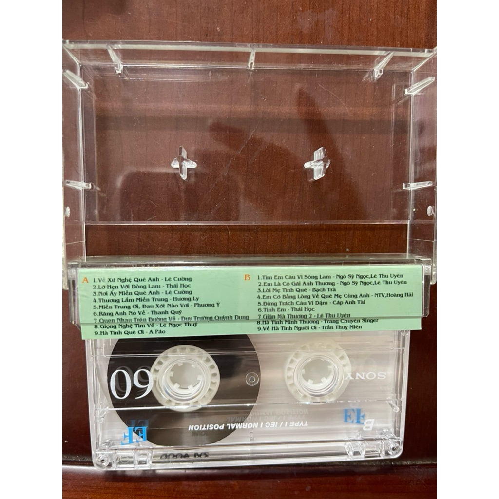 Băng Cassette Tuyển Chọn Dân Ca Xứ Nghệ (90phút)