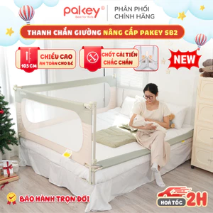 Thanh Chắn Giường Cho Bé Màu Mới 2026, Thanh Chặn Giường Pakey SB2 Cao Cấp Chiều Cao Vượt Trội 105cm An Toàn