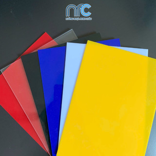 Combo 2 Tấm mica trong suốt, Tấm mica nhiều màu làm đồ Handmade, đồ trang trí - Kích thước A3,A4
