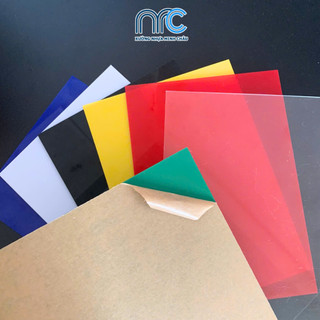 Combo 2 Tấm mica trong suốt, Tấm mica nhiều màu làm đồ Handmade, đồ trang trí - Kích thước A3,A4