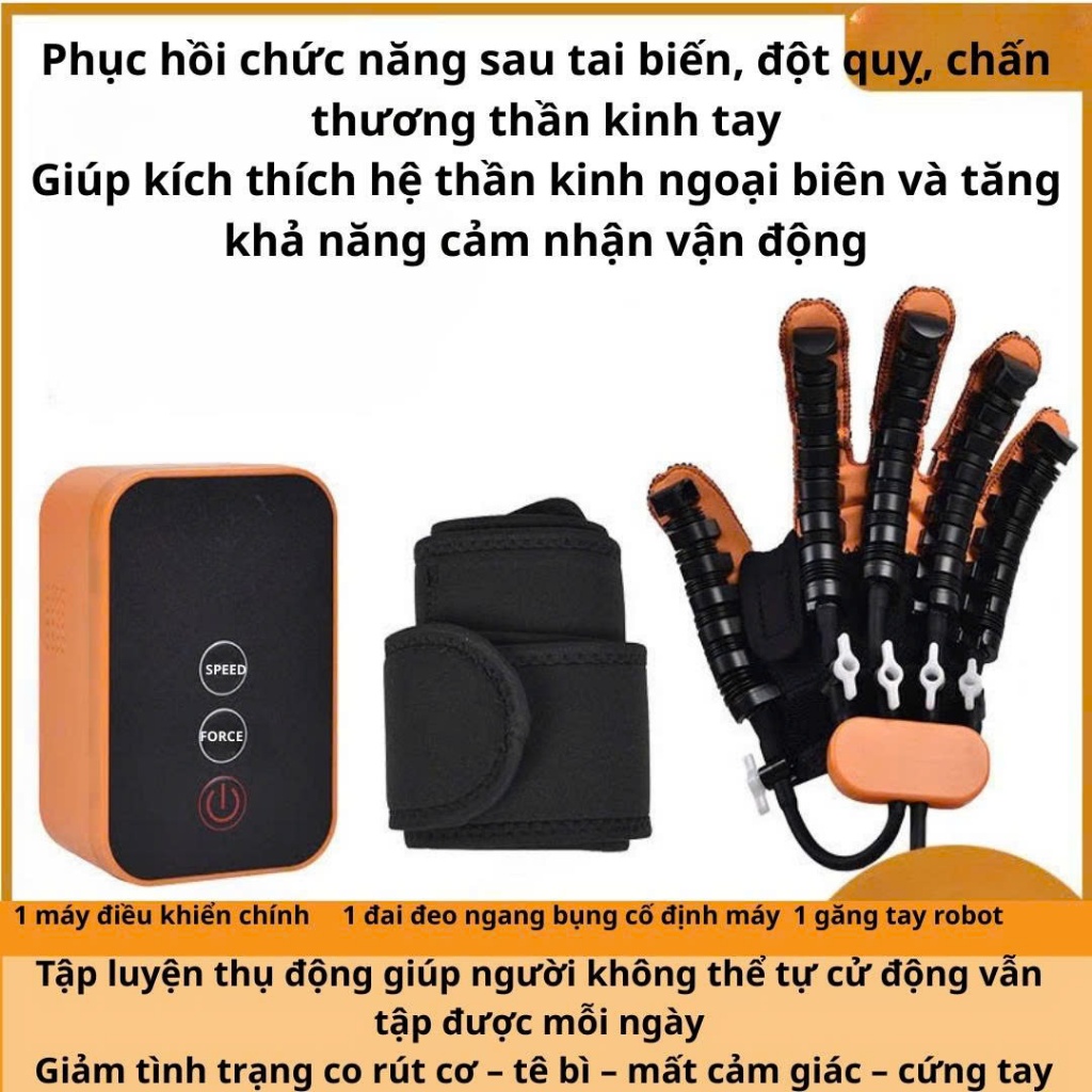 (Hàng Có Sẵn): Máy Tập Phục Hồi Chức Năng Bàn Tay Sau Tai Biến, Đột Quỵ, Đủ Size