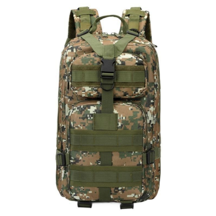 Ba lô ngoài trời 35l Ba lô huấn luyện chống nước ngụy trang bền bỉ 3P Dung tích lớn Đi bộ đường dài thể thao B03