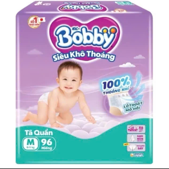 Combo 3Bobby Siêu khô thoáng Ultra+ bộ đồ chơi siêu thị / bs gấu