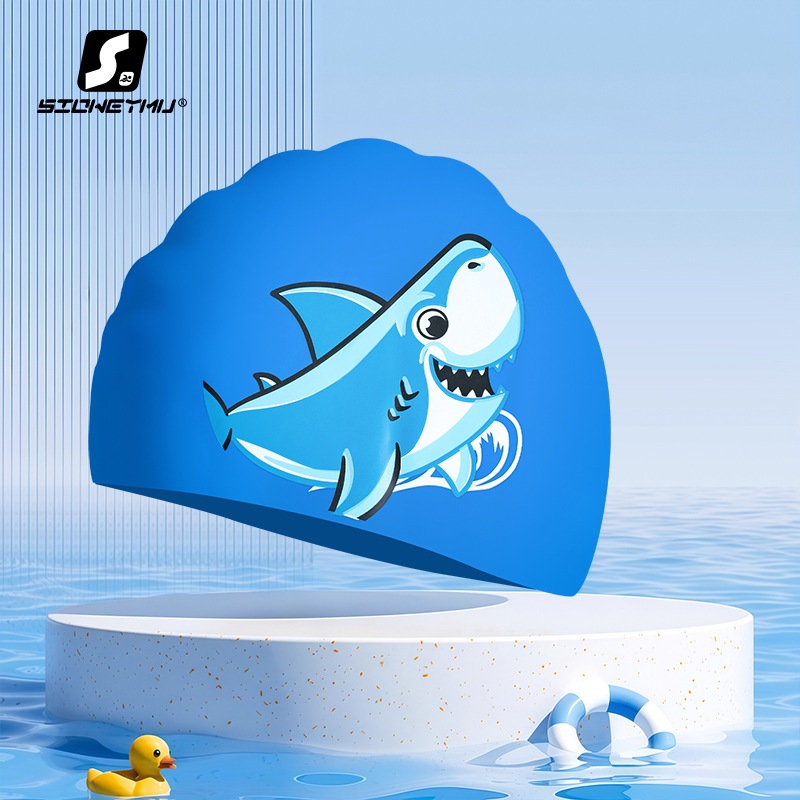 Mũ bơi Snow Swim cho trẻ em bằng sillicone bền đẹp giá rẻ, họa hình siêu đẹp, siêu dễ thương