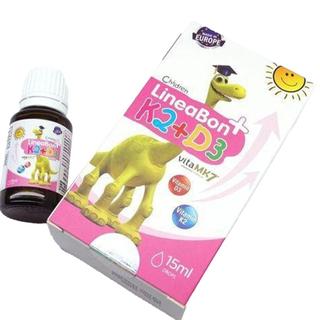[HSD T04.2028] Vitamin D3K2 LineaBon Plus 15ml - phiên bản tiết kiệm - bổ sung Vitamin D3 và Vitamin K2