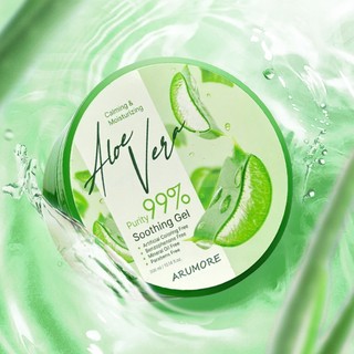 Gel lô hội dưỡng da đa năng Arumore Aloe Vera Smoothing 99% Gel 300ml