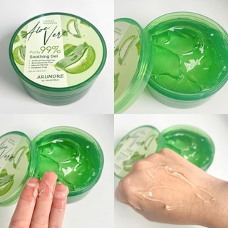 Gel lô hội dưỡng da đa năng Arumore Aloe Vera Smoothing 99% Gel 300ml