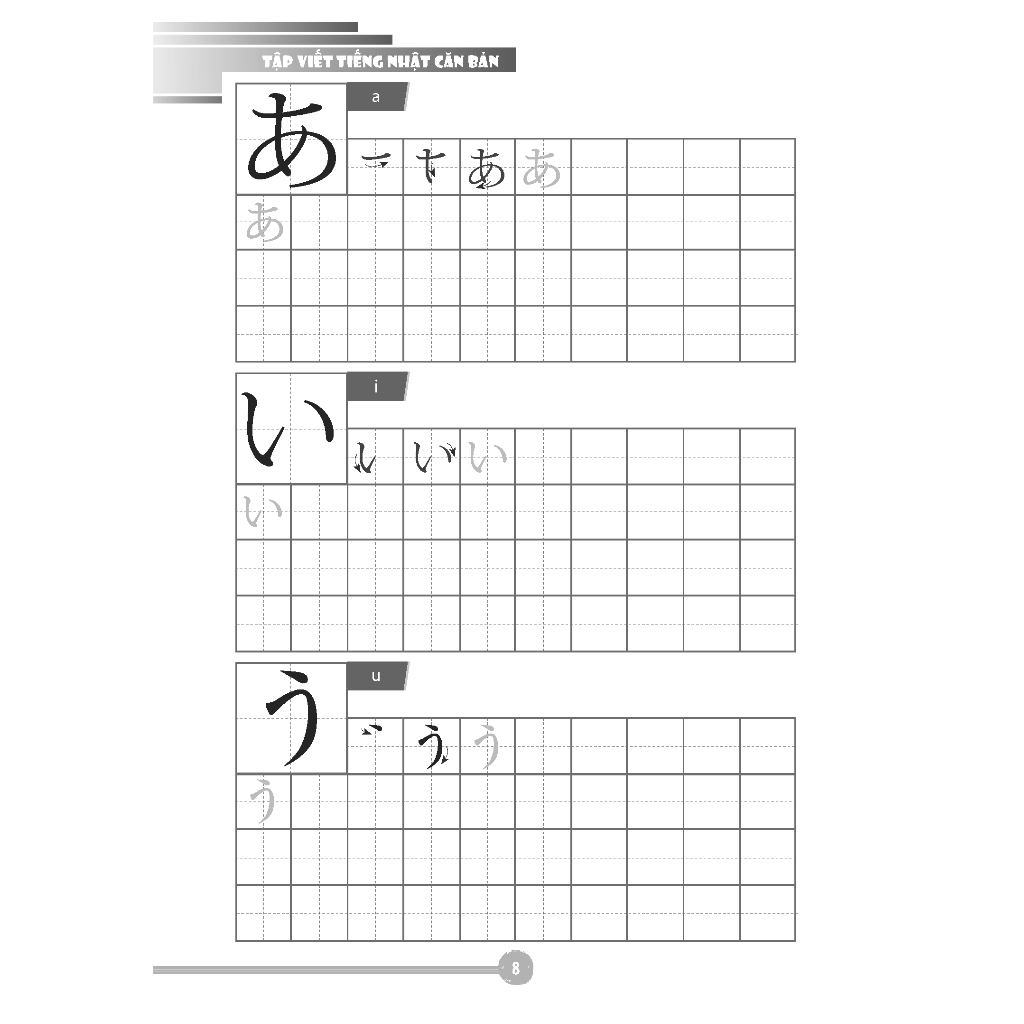 Sách - Combo Tập Viết Tiếng Nhật Căn Bản Katakana + Hiragana