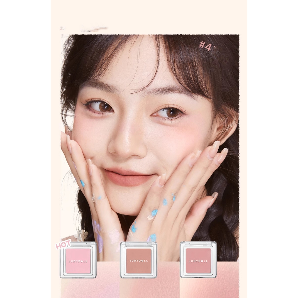 Phấn Má Hồng JUDYDOLL 2g Đơn Sắc Mịn Lì Chuẩn Màu Tự Nhiên Bền Màu Suốt 24h | NHÍM HOUSE