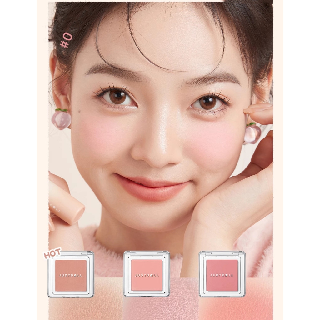 Phấn Má Hồng JUDYDOLL 2g Đơn Sắc Mịn Lì Chuẩn Màu Tự Nhiên Bền Màu Suốt 24h | NHÍM HOUSE
