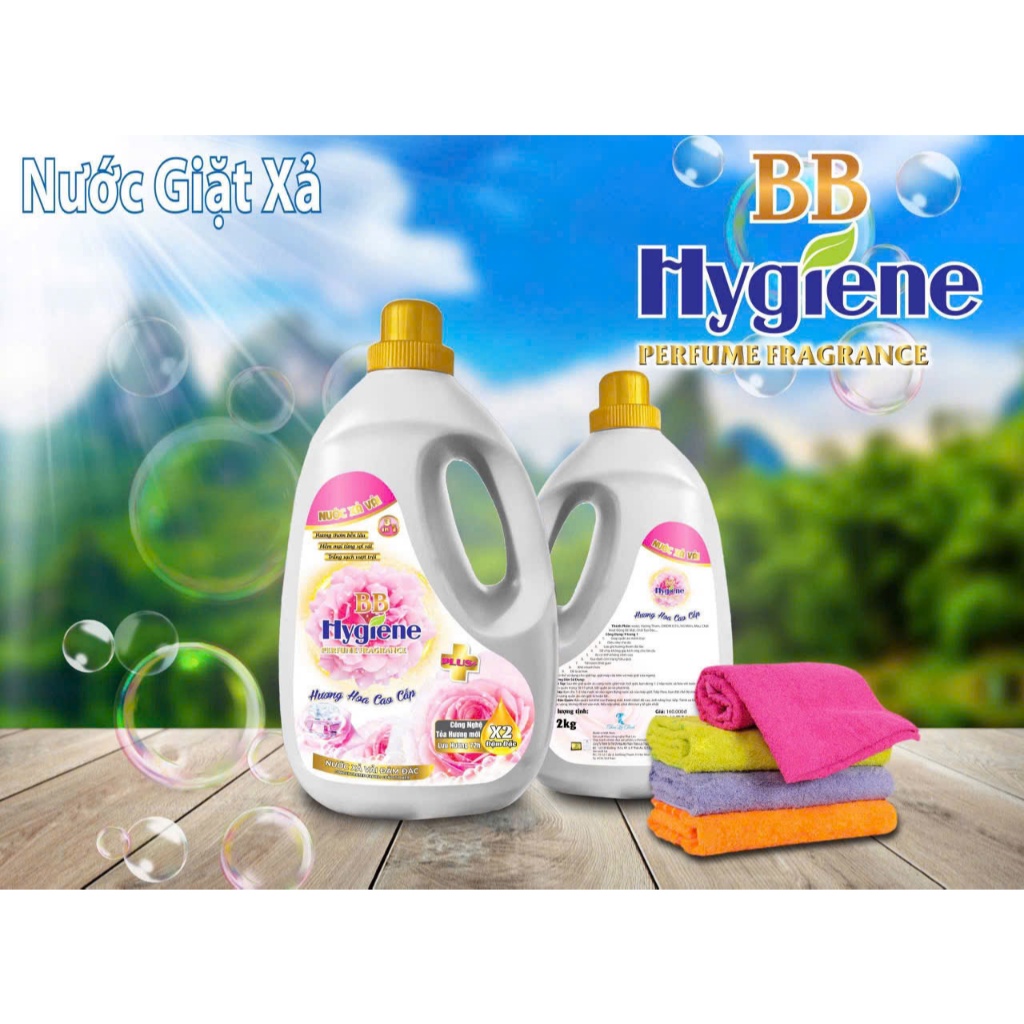 Nước Giặt HygienB Hàng Việt Nam Công Nghệ Thái Lan Can 2kg !
